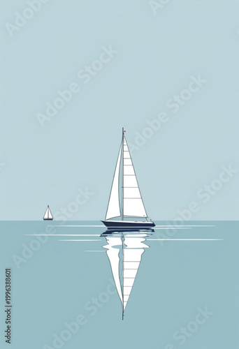 Sailboat on Calm Water