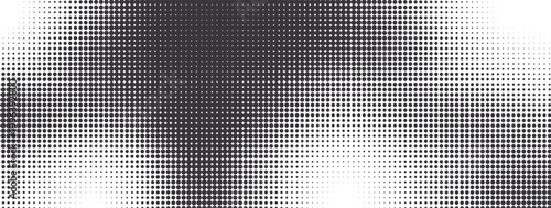 Grainy gradient backdrop with halftone dots creates authentic comic book atmosphere, ideal for vintage posters and retro print designs with textured overlay.
