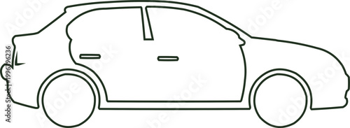 Sedan profile shows a standard four door car design.