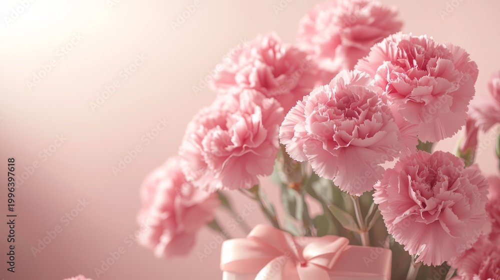 Fototapeta premium Flower Background Festival Theme Illustration