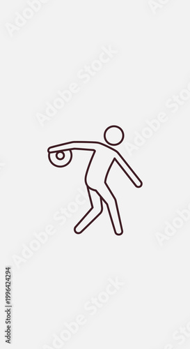 Person throwing a ball.