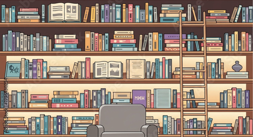 books in library