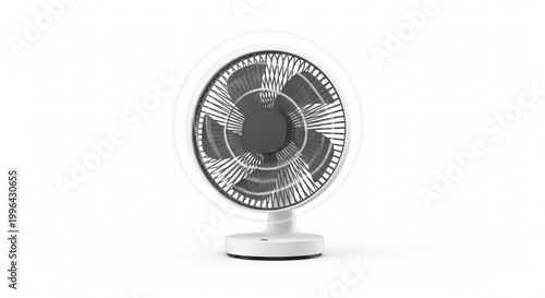 electric fan isolated on white