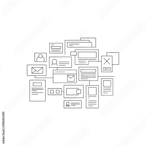 Collection of various digital device screens.