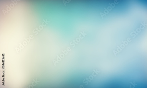 Abstract teal blue gradient background with soft blur smooth light minimal modern texture backdrop
