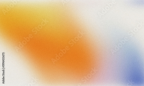 Abstract orange gradient blur background with soft blue accents smooth modern minimal texture backdrop