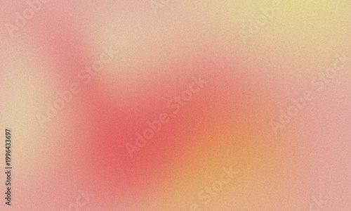 Abstract Soft Pastel Gradient Background with Coral Pink Yellow Blend and Smooth Blur for Minimal Modern Design and Creative Texture