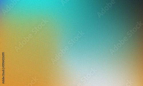 Abstract teal orange gradient background with soft blur smooth vibrant modern minimal texture backdrop