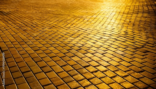 yellow brick road wizard of oz themed backgorund texture or wallpaper golden brick pattern running bond standard