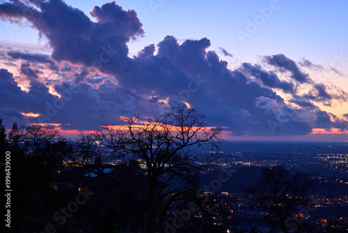 Clouds at sunset
