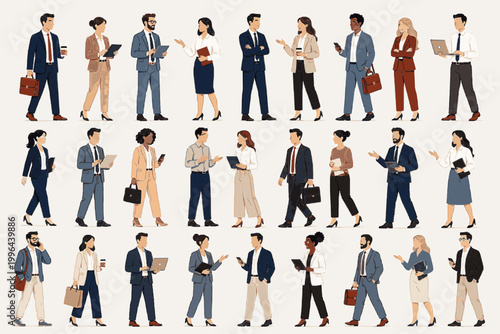 Family and Parents Pack. Flat People SVG Vector Set with Isolated Modern Human Characters, Full Body Lifestyle Figures, Business, Casual and Everyday Adults, family and parents, parent characters