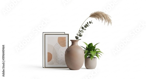 white vase with flowers