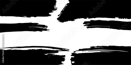 abstract black set ink splatter burst paint splash chaotic starburst shape dynamic grunge texture.