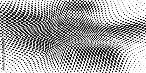 PrintBasic halftone dots effect in black and white color. Halftone effect. Dot halftone. Black white halftone. dots background vector illustration