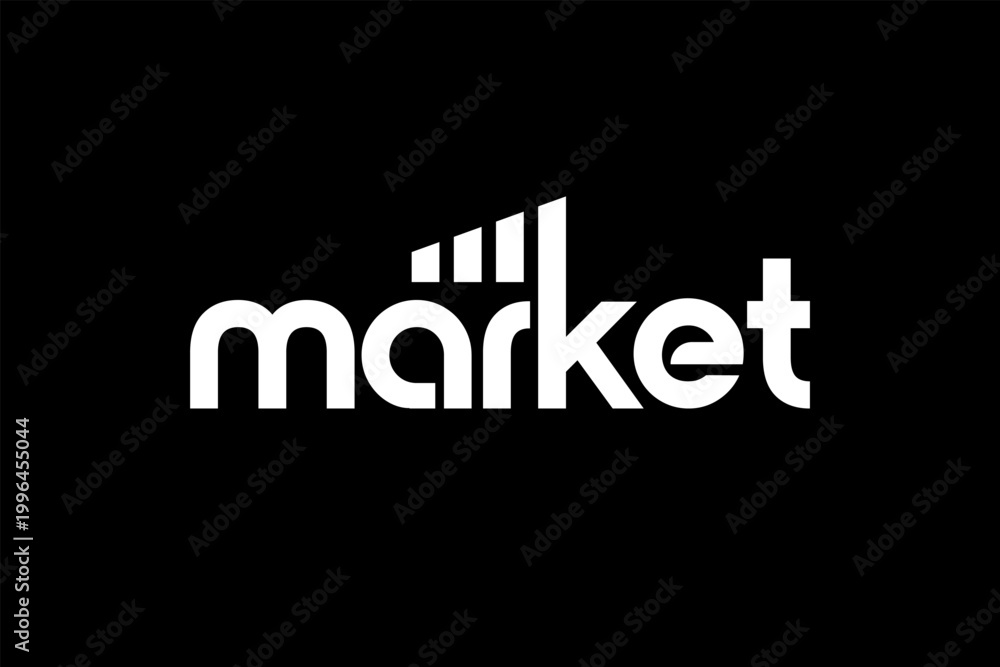 Fototapeta premium Modern minimalist lowercase alphabet font 