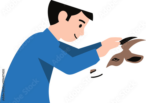 Man throwing a bird