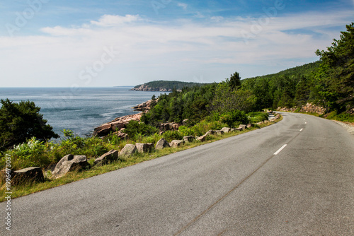 Acadia national park park loop road coastal drive