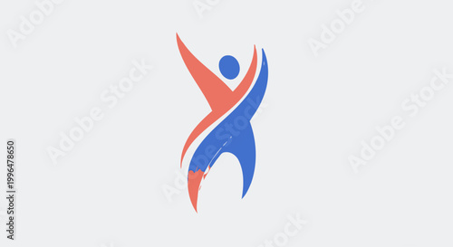 Person with arms raised in celebration.