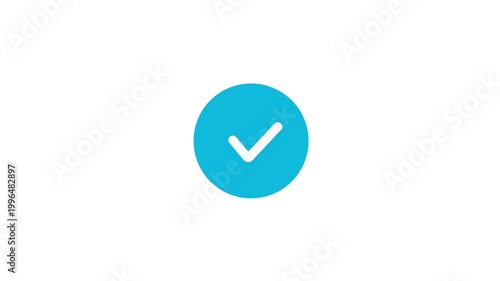 Animation of clicking the add button so that a check mark appears, the concept of following social media, friendship, 4K video.