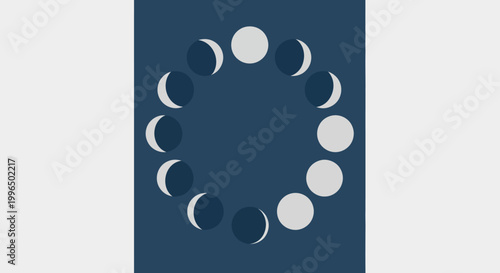 Phases of the moon cycle 1.