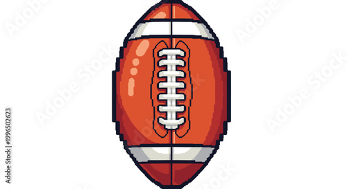 American Football Ball Illustration.
