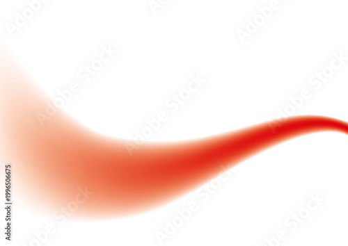 ぼかすような雰囲気のグラデーション波型グラフィック素材