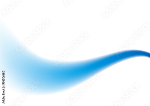 ぼかすような雰囲気のグラデーション波型グラフィック素材