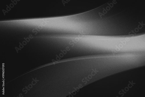 Fotografija Abstract Monochrome Curves: A study in contrasts and textures, the image presents elegant, flowing curves in shades of grey