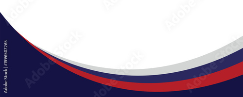 Abstract curved stripes red and blue racing background