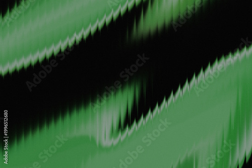 Obraz na plátne Abstract Green Aurora: A mesmerizing abstract composition showcases swirling emerald and deep shades, evoking the awe-inspiring beauty of the aurora borealis