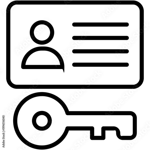 Fotografie Access Control Icon