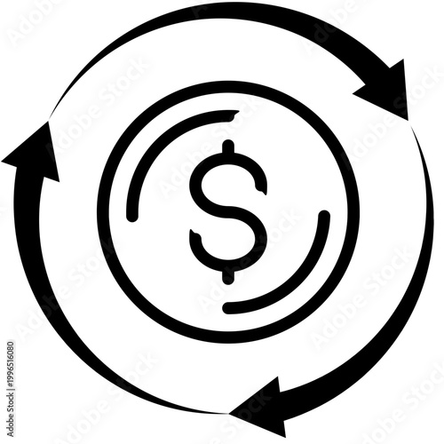 Circular Economy Model Icon