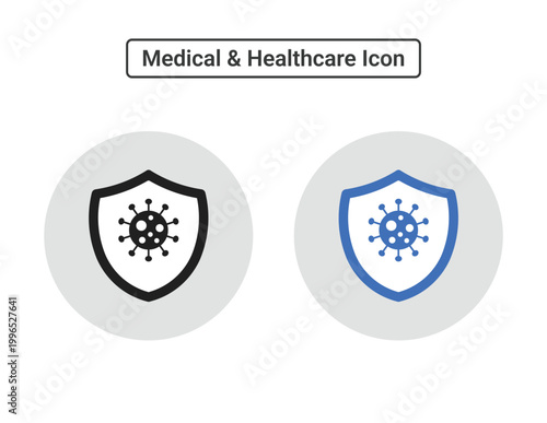 Healthcare Protection Shield Icon