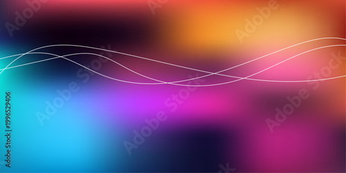12Vibrant abstract gradient background colorful flowing lines and smooth color transitions