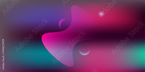 Vibrant abstract gradient background modern pink purple and teal color blend for designs