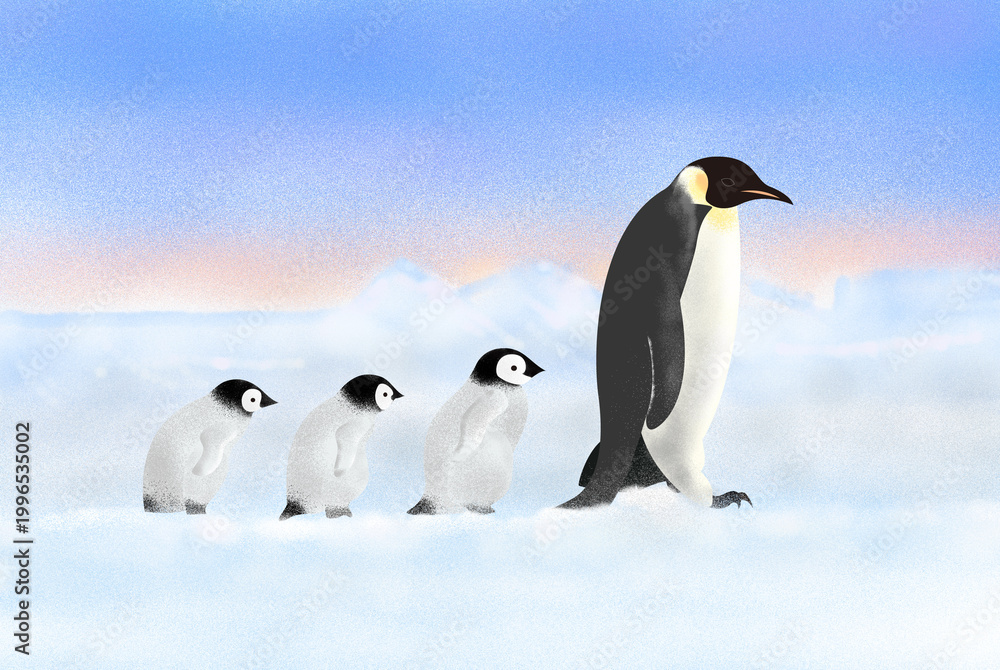 Obraz premium emperor penguins