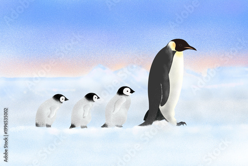 emperor penguins