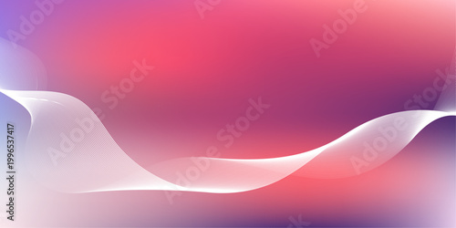 Vibrant abstract gradient background dynamic waves of color for modern designs
