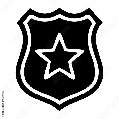 Police badge icon