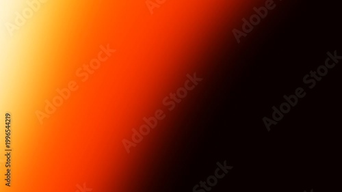 Neon orange gradient abstract frame animation