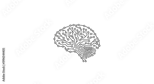 Brain Illustration Human Anatomy.