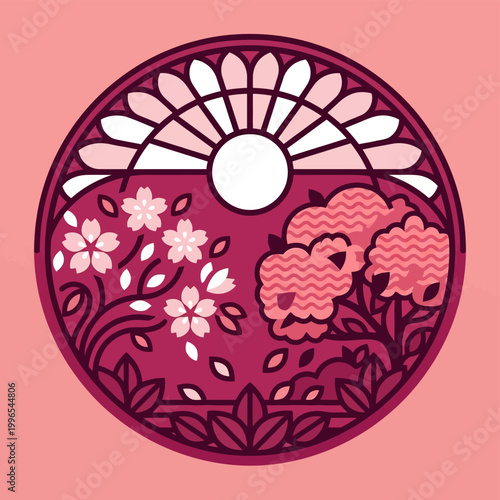 Solid Coral Pink Background with Subtle Texture