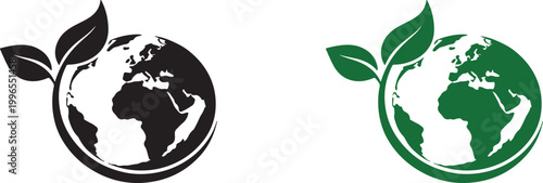 World Environment Day Illustration. Green Earth Save the Planet Eco Friendly Vector Design.