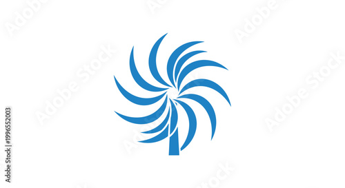 Blue Windmill Rotor Blade Design.