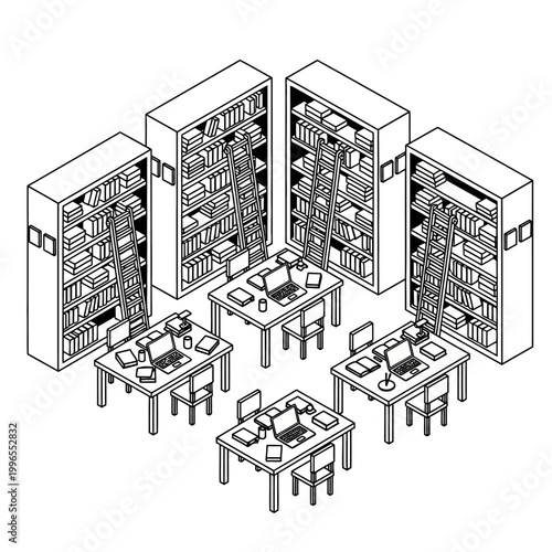 Computer Server Room Data Center Equipment.