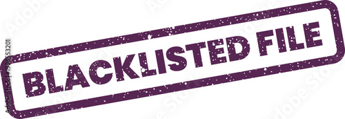 Tableau sur toile Official style textured rectangular stamp indicating a restricted digital file o
