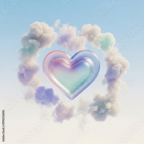 Cloud Heart Dream Concept
