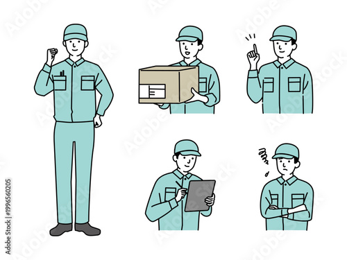 軽作業スタッフ　若い男性