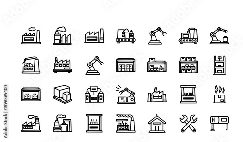 Pet care outline icons set veterinary dog cat grooming and training vector eps10