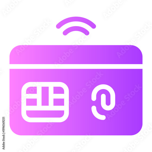 smart card gradient icon